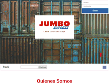Tablet Screenshot of jumboexpressus.com